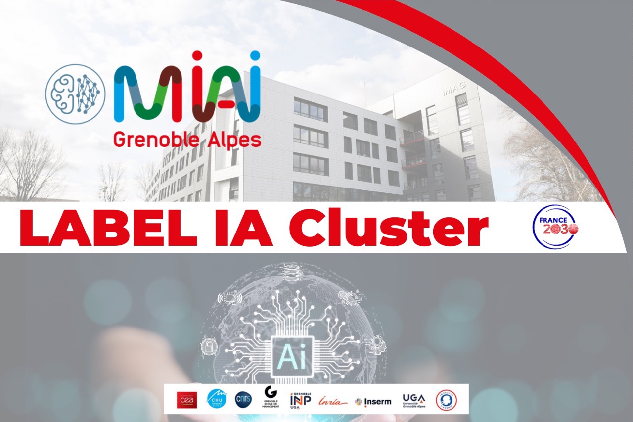MIAI AI Cluster Grenoble logo — artificial intelligence label awarded to ASTRIIS for its predictive maintenance solution