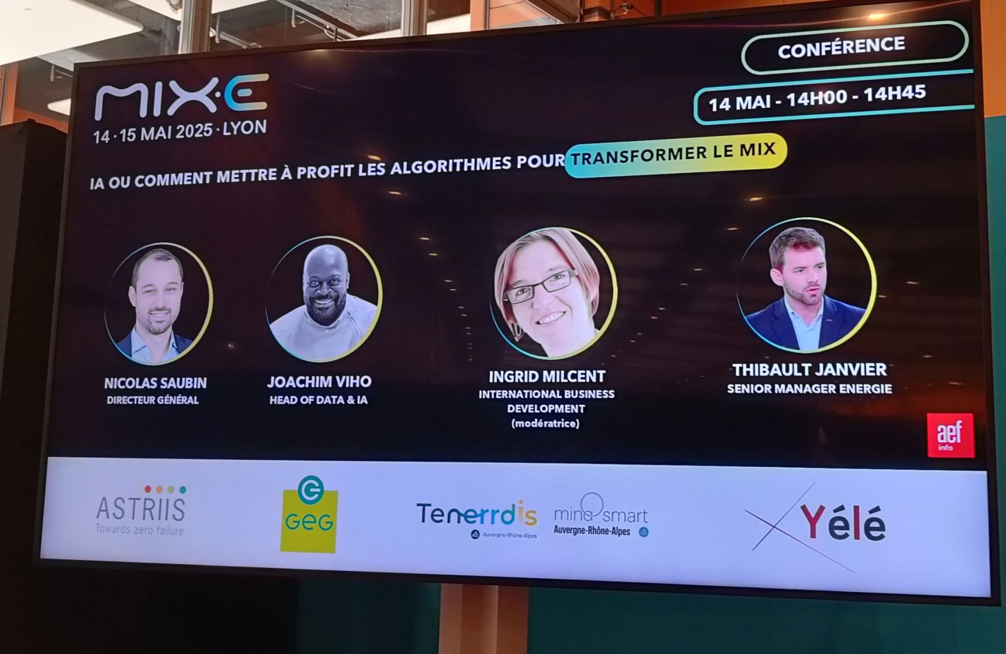 Nicolas Saubin (ASTRIIS) speaker at MIX.E 2025: predictive maintenance and energy transition