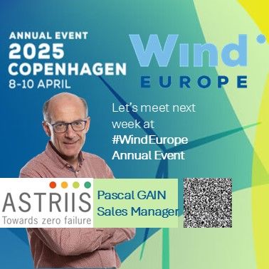 ASTRIIS at WindEurope 2025: predictive maintenance takes hold in the European wind energy sector